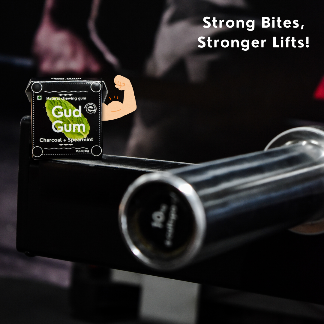 Charcoal Mint Chewing Gum (Pack of 4)