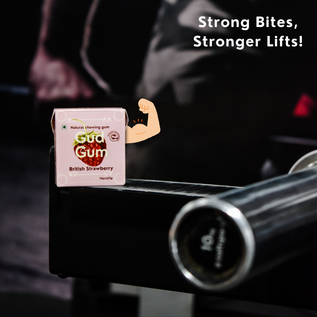 Strawberry Chewing Gum (Pack of 4)