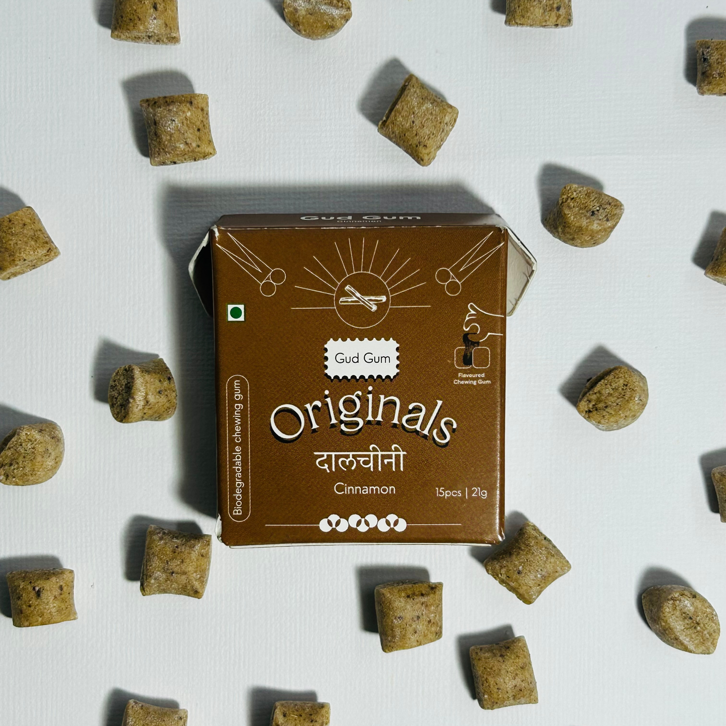 Cinnamon Chewing Gum (Pack of 2)
