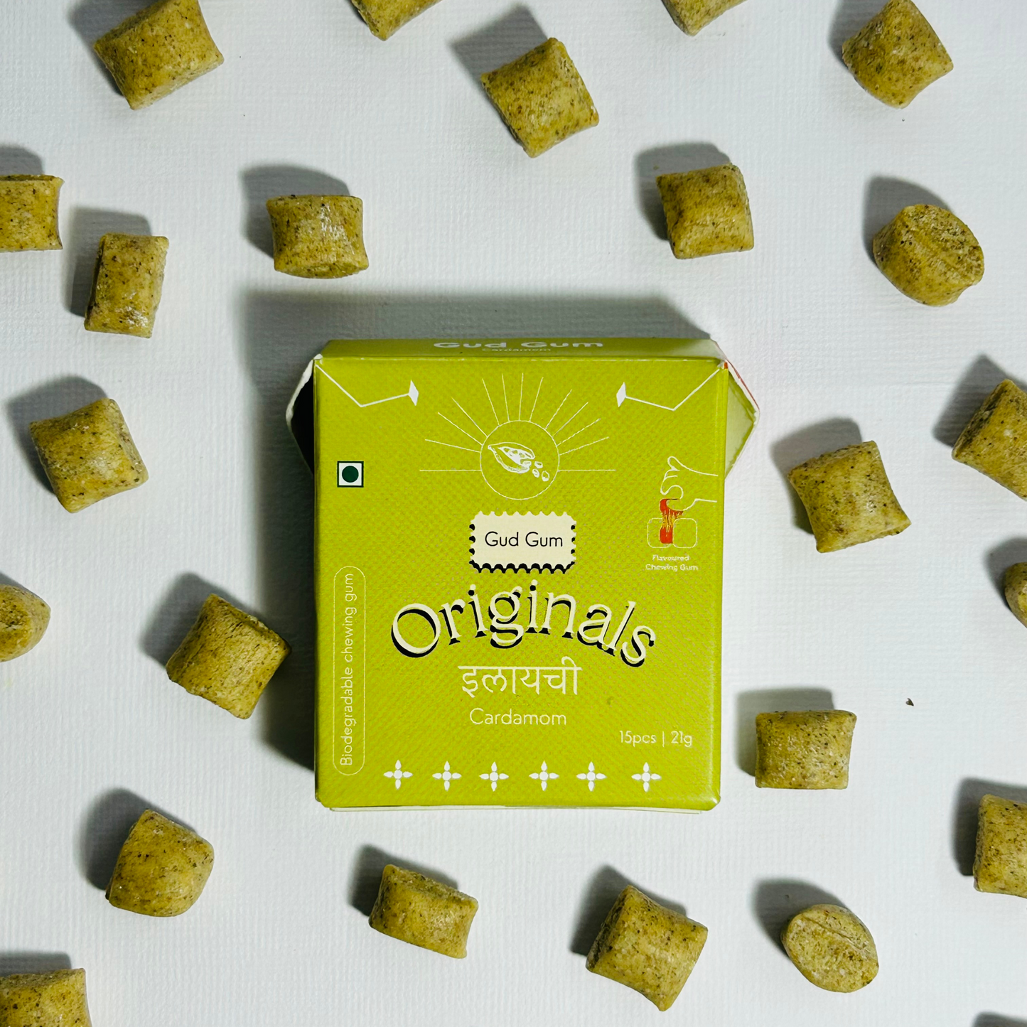 Cardamom Chewing Gum (Pack of 2)