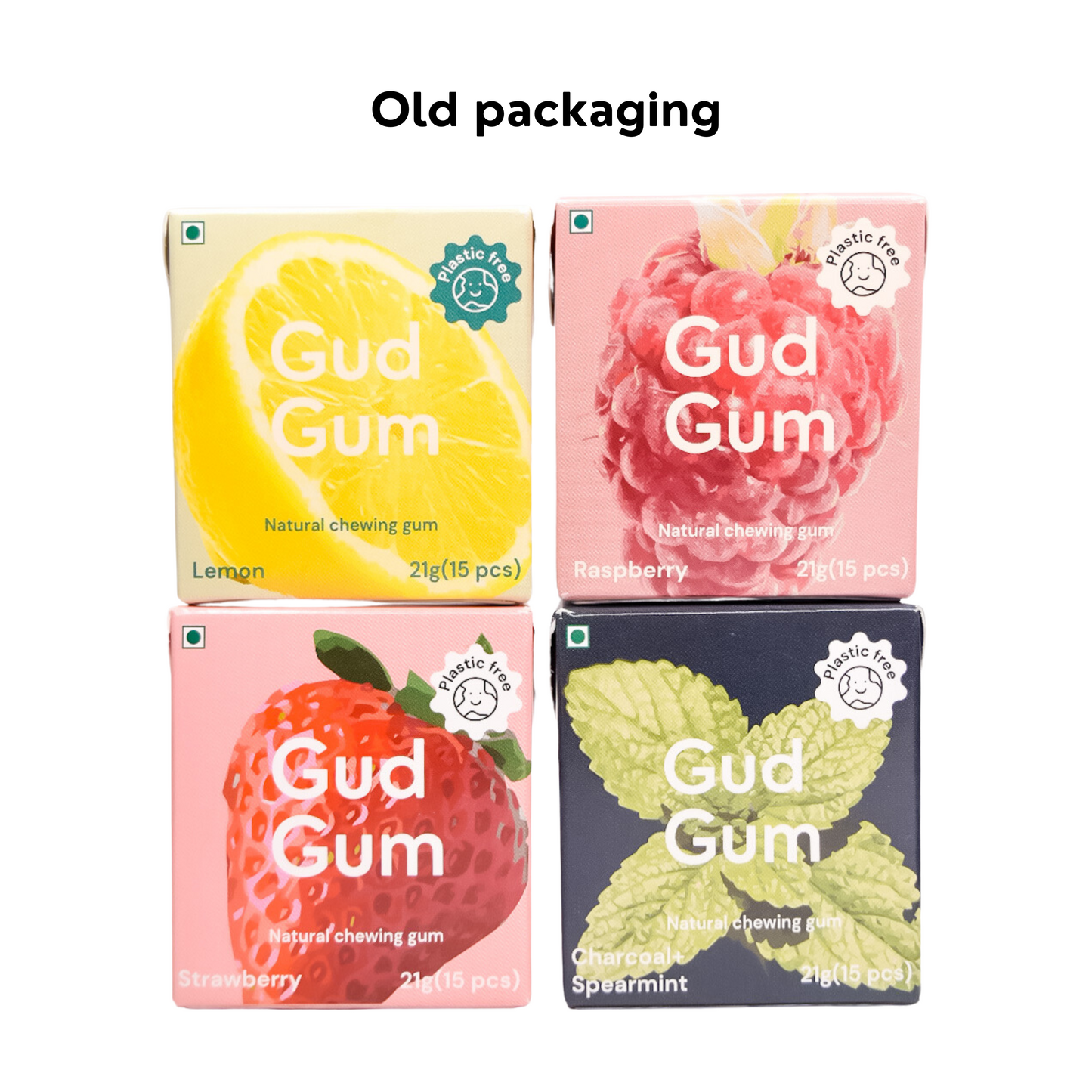 Gud Gum Mini Pack- Fruit & Mint Chewing Gum