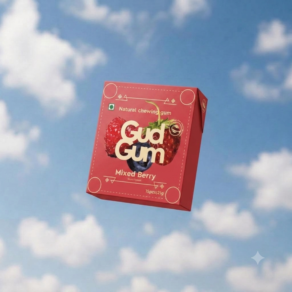 Mixed Berry Chewing Gum (15 chewing gums)