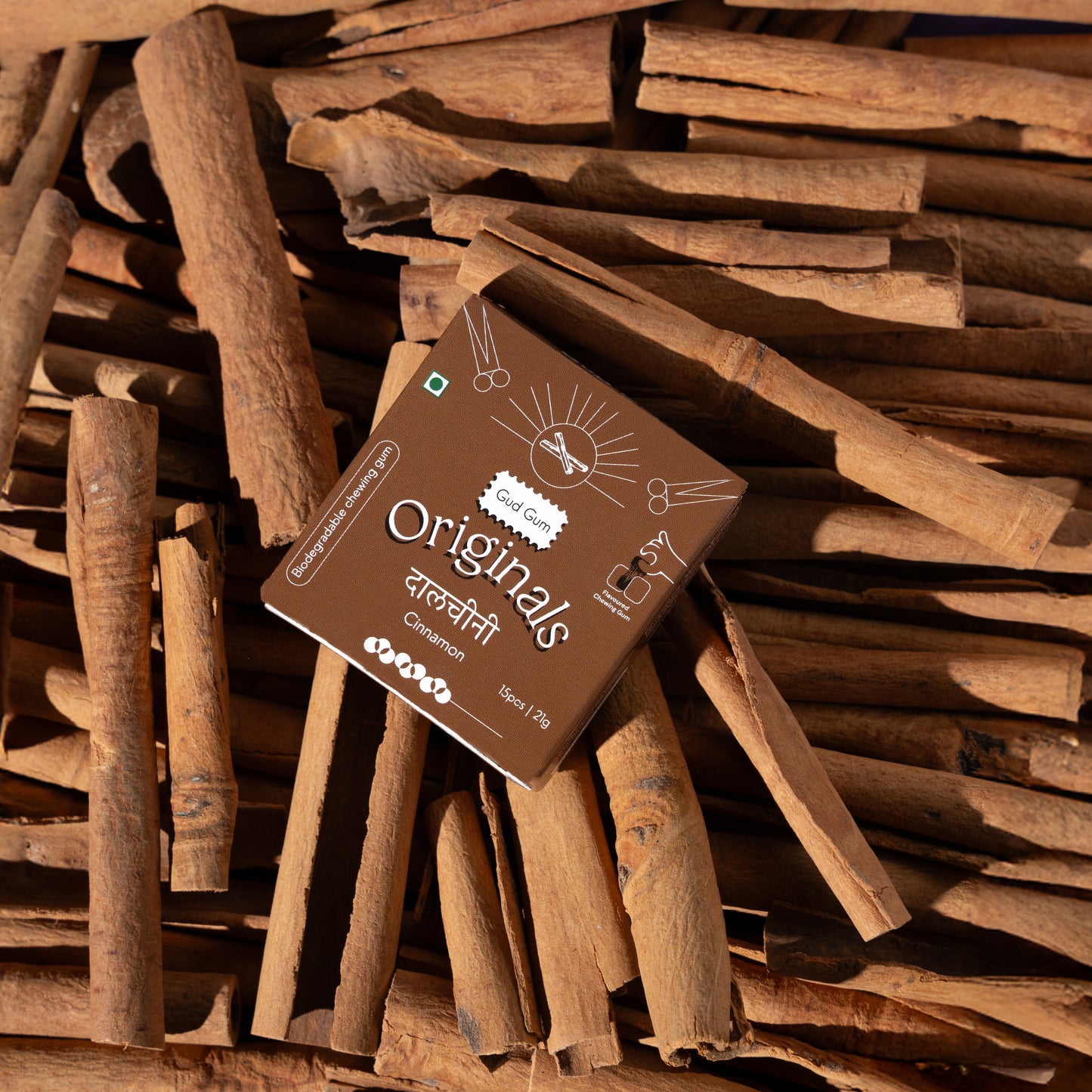 Cinnamon Chewing Gum (Pack of 2)