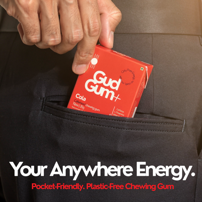 Gud Gum+ Cola Caffeinated Chewing Gum