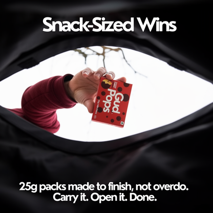 Gud Pops – Chocolate Chickpeas | High Protein | Guilt-Free Healthy Snack | Plant-Based | Crunchy Chocolate Treat