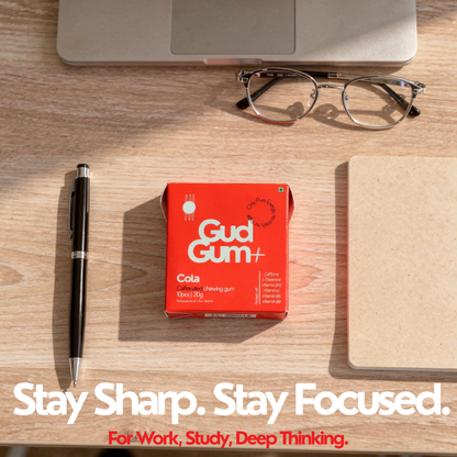 Gud Gum+ Cola Caffeinated Chewing Gum