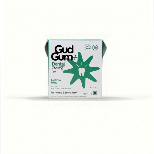 Gud Gum+ Dental Remineralising Chewing Gum with HAP (Hydroxyapatite)