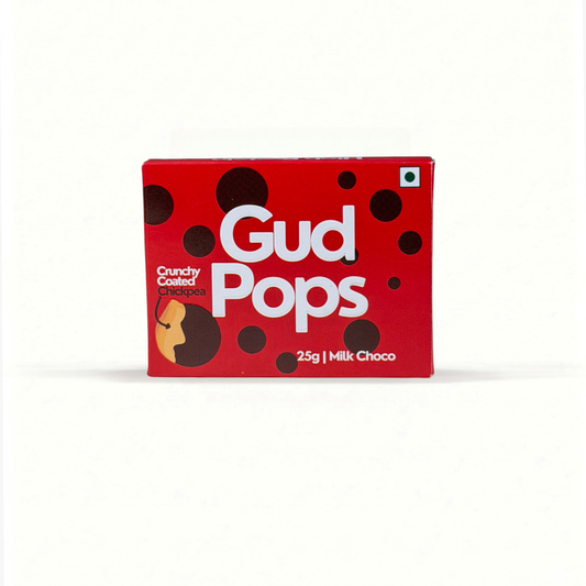 Gud Pops – Chocolate Chickpeas | High Protein | Guilt-Free Healthy Snack | Plant-Based | Crunchy Chocolate Treat