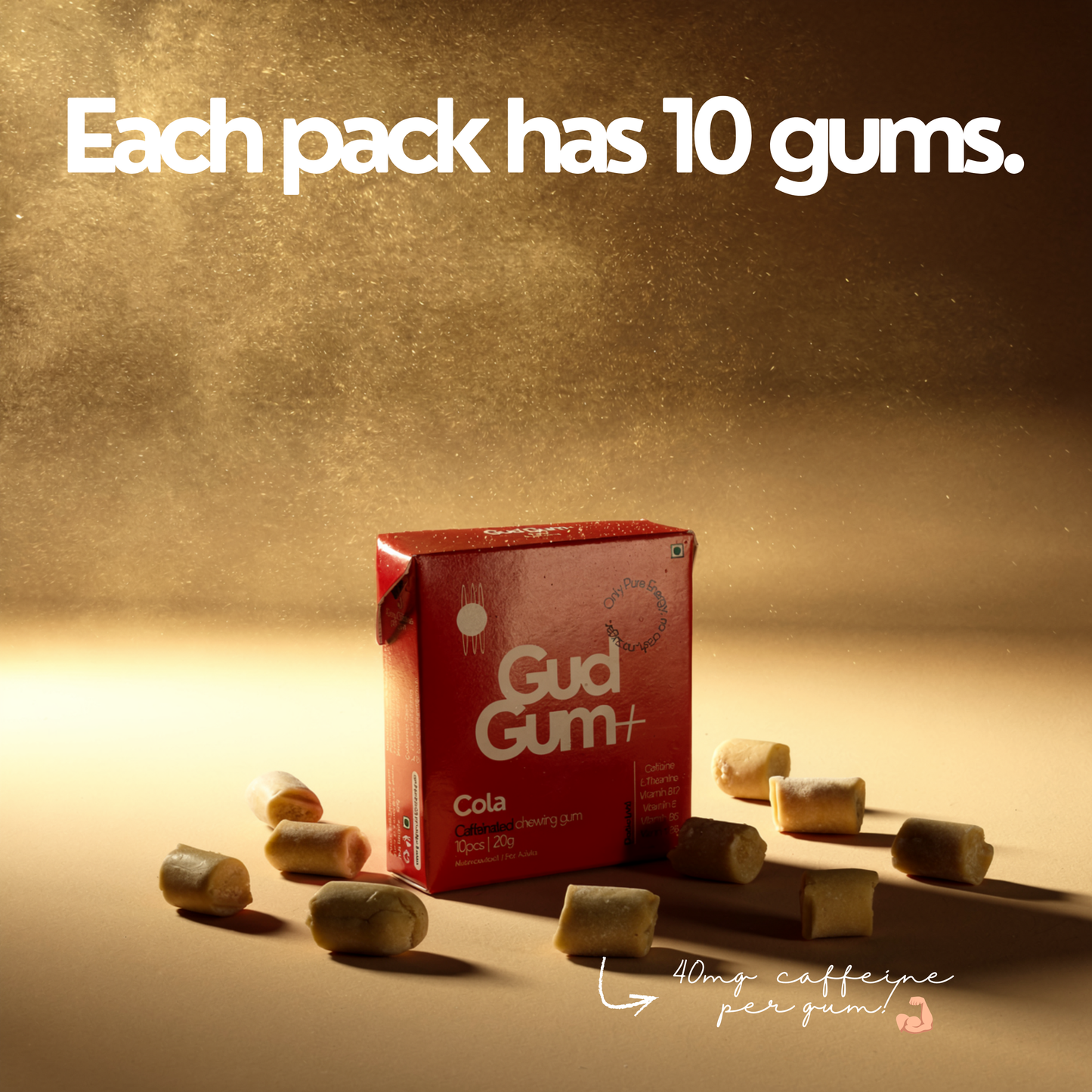 Gud Gum+ Caffeinated Gums Mini Pack