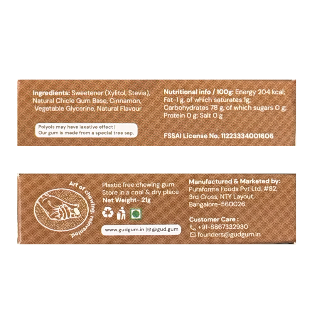 Cinnamon Chewing Gum - दालचीनी