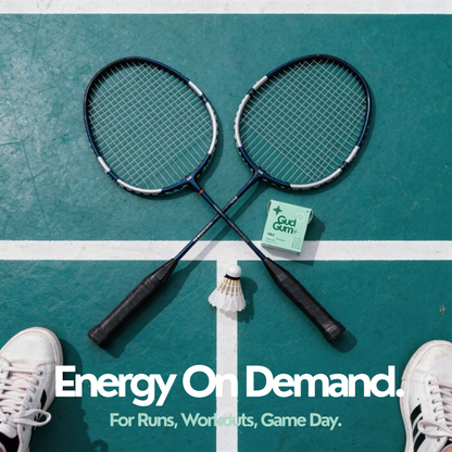 Gud Gum+ Mint Caffeinated Chewing Gum