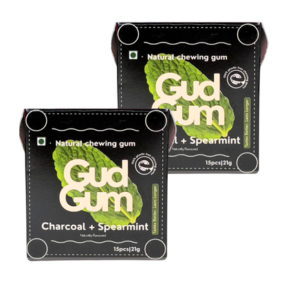 Gud Gum Mini Pack- Fruit & Mint Chewing Gum (15 chewing gums per pack)