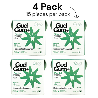 Gud Gum+ Dental Chewing Gum with nHAP