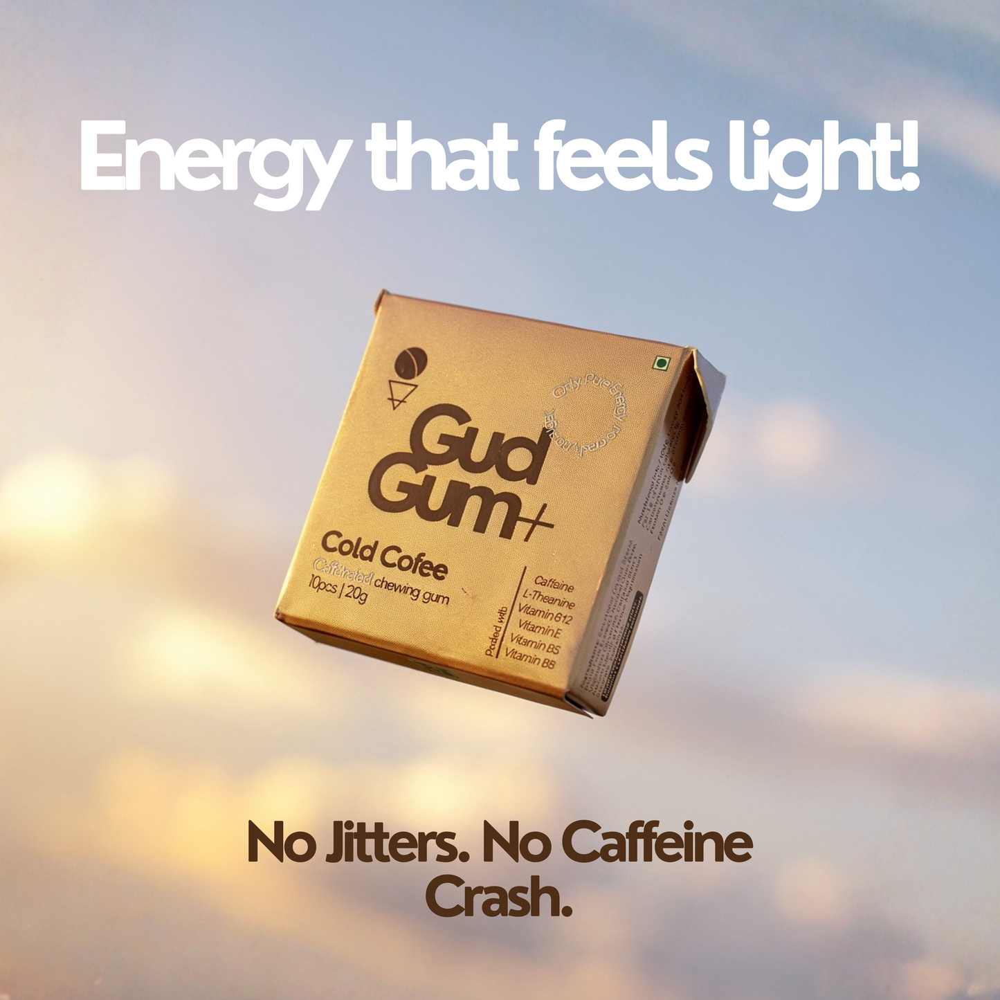 Gud Gum+ Caffeinated Gums Mini Pack