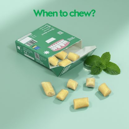 Gud Gum+ Dental Remineralising Chewing Gum with HAP (Hydroxyapatite)