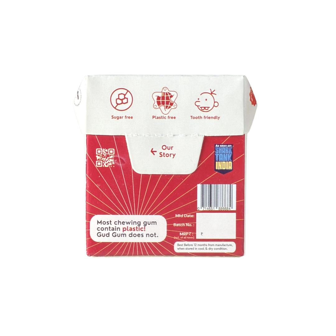 Raspberry Chewing Gum (15 chewing gums)