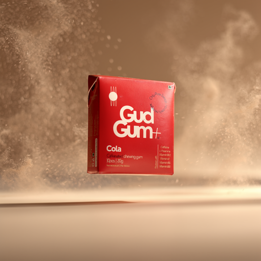 Gud Gum+ Cola Caffeinated Chewing Gum