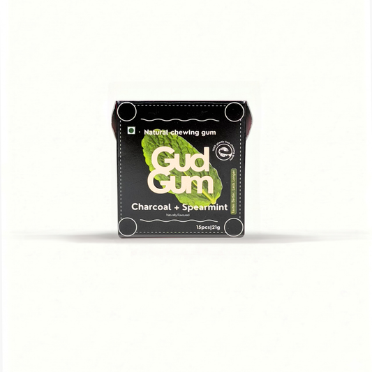 Charcoal Mint Chewing Gum (15 chewing gums)