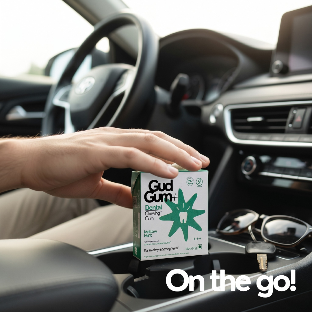 Gud Gum+ Dental Remineralising Chewing Gum with HAP (Hydroxyapatite)