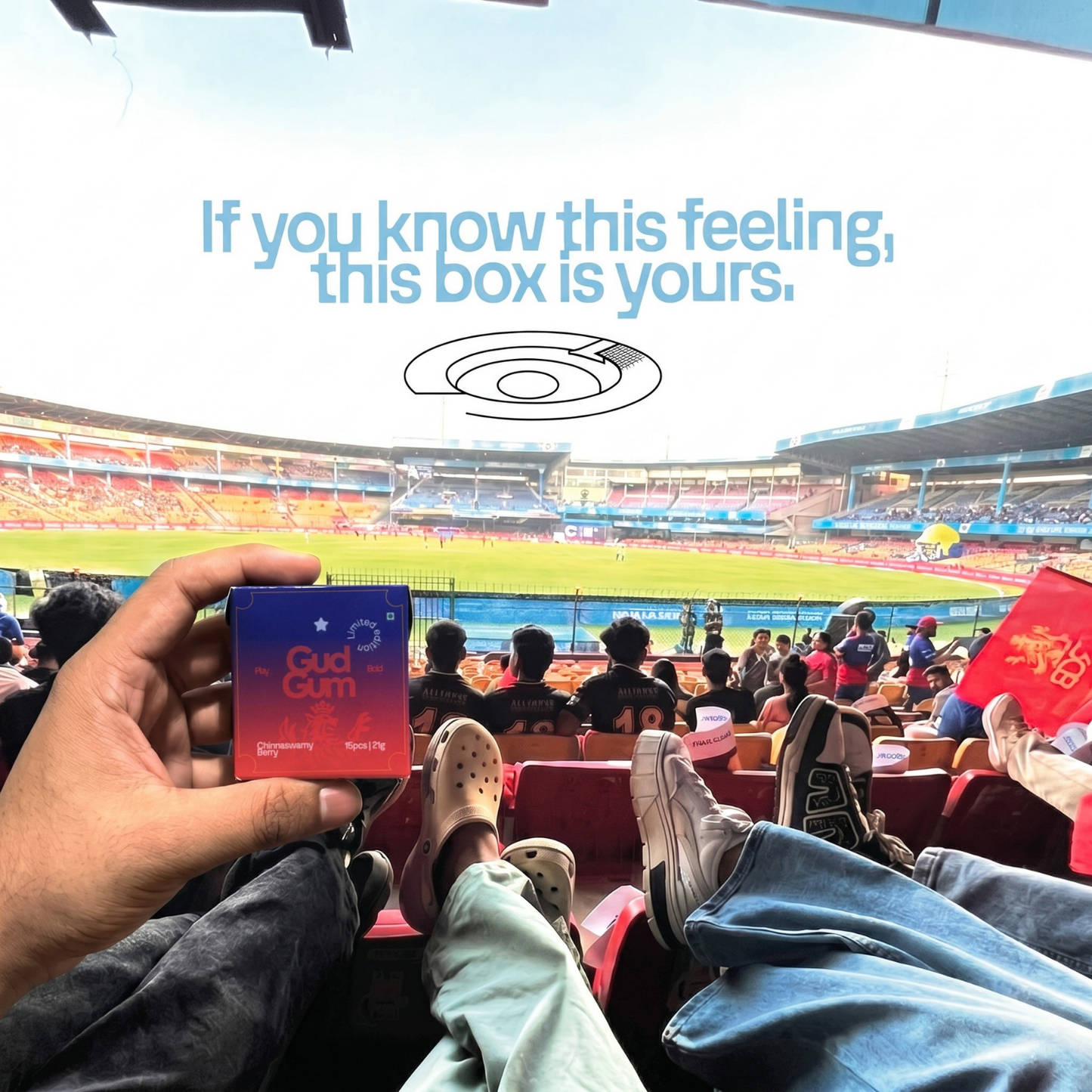 Gud Gum Chinnaswamy Berry - Cricket Edition | Drop 002 | Only 229 made | Less than 100 left!