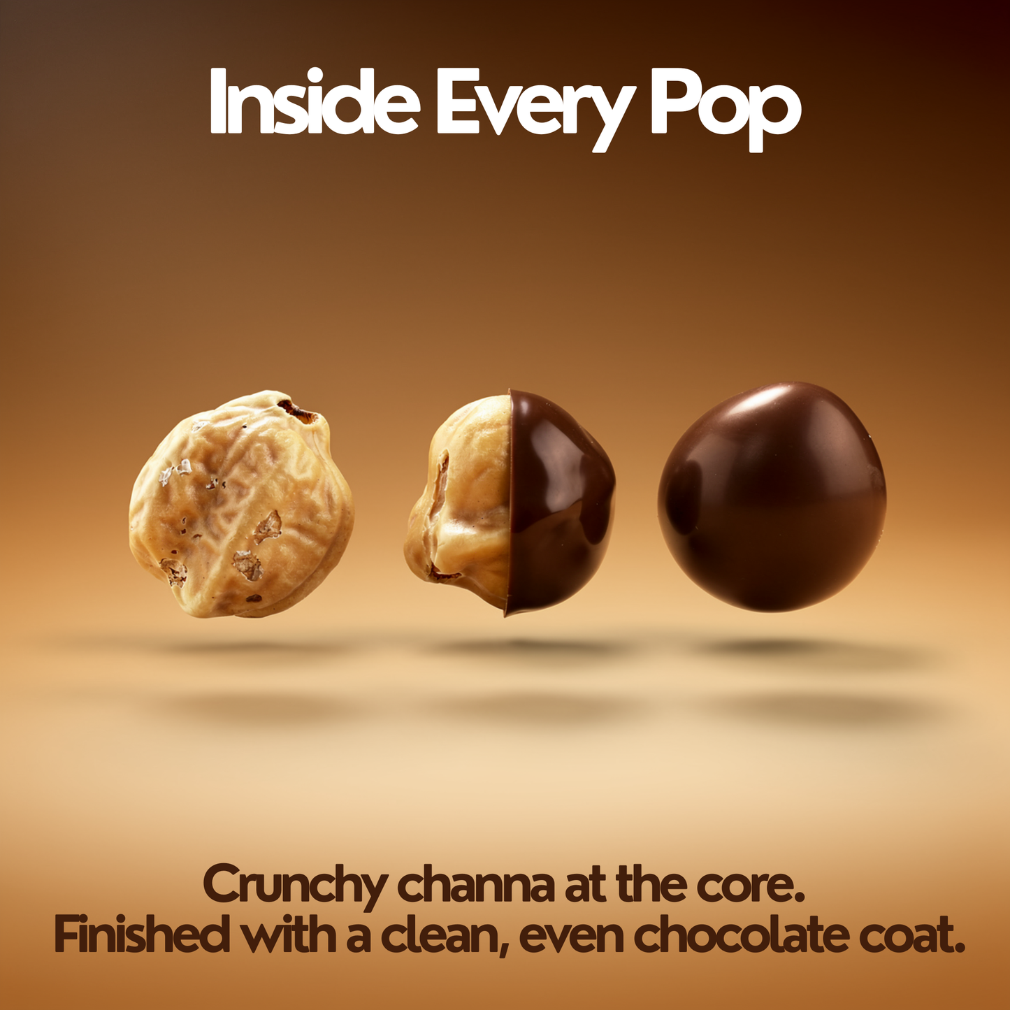 Gud Pops – Chocolate Chickpeas | High Protein | Guilt-Free Healthy Snack | Plant-Based | Crunchy Chocolate Treat