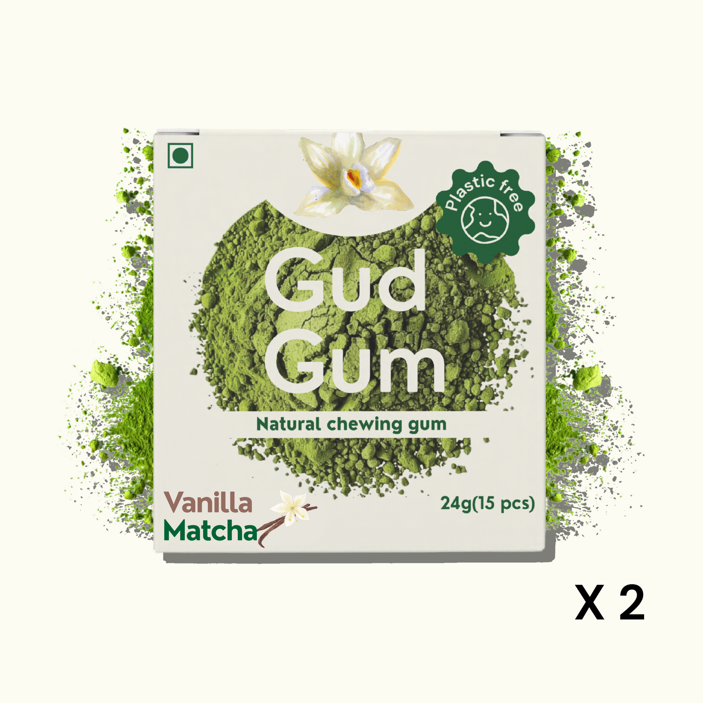 Vanilla Matcha Chewing Gum