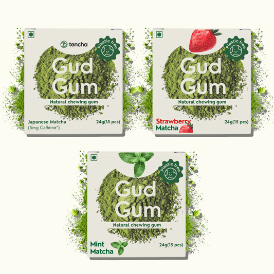 Gud Gum Matcha Mini Pack - Matcha 🍵 Blended Chewing Gum