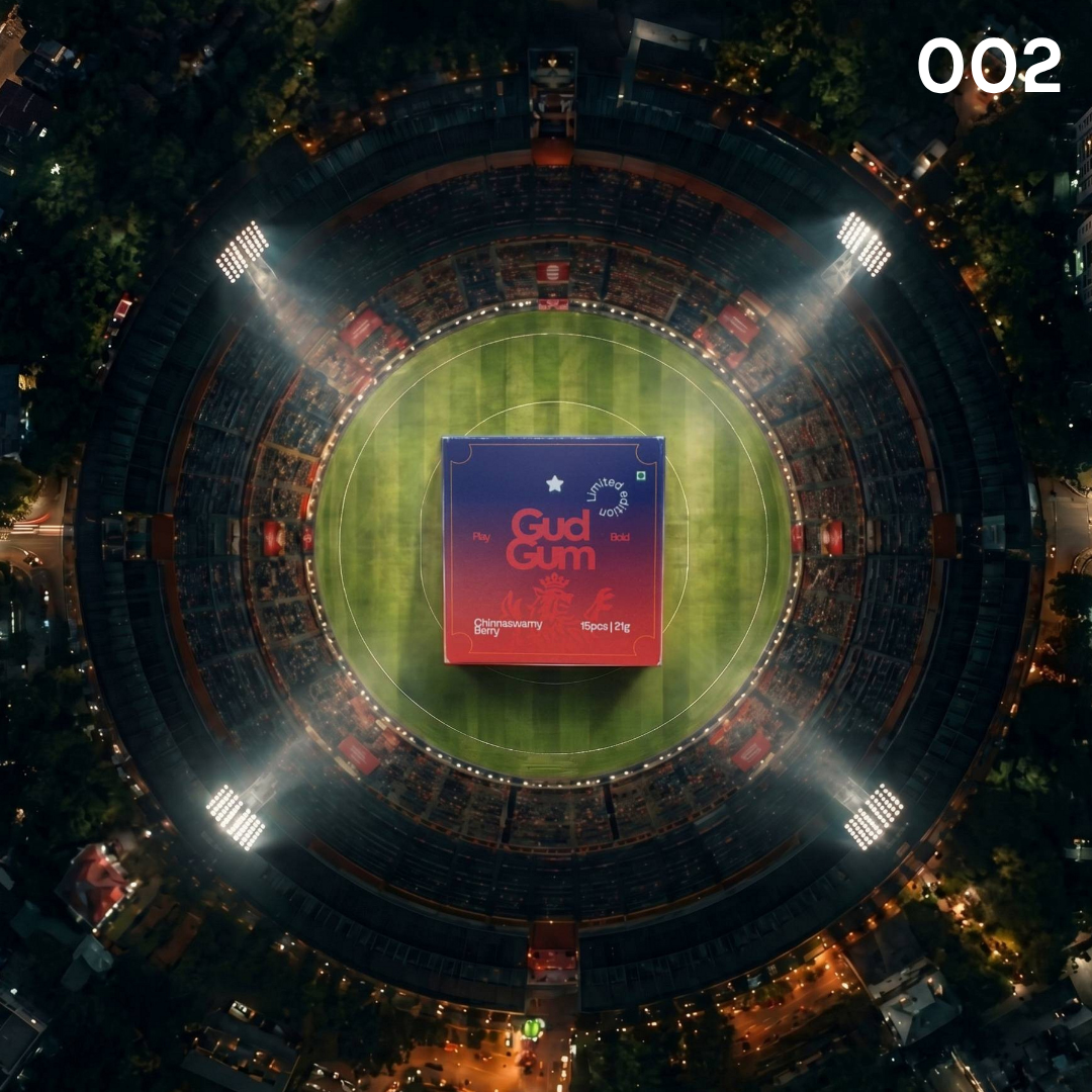 Gud Gum Chinnaswamy Berry - Cricket Edition | Drop 002 | Only 229 made | Less than 100 left!