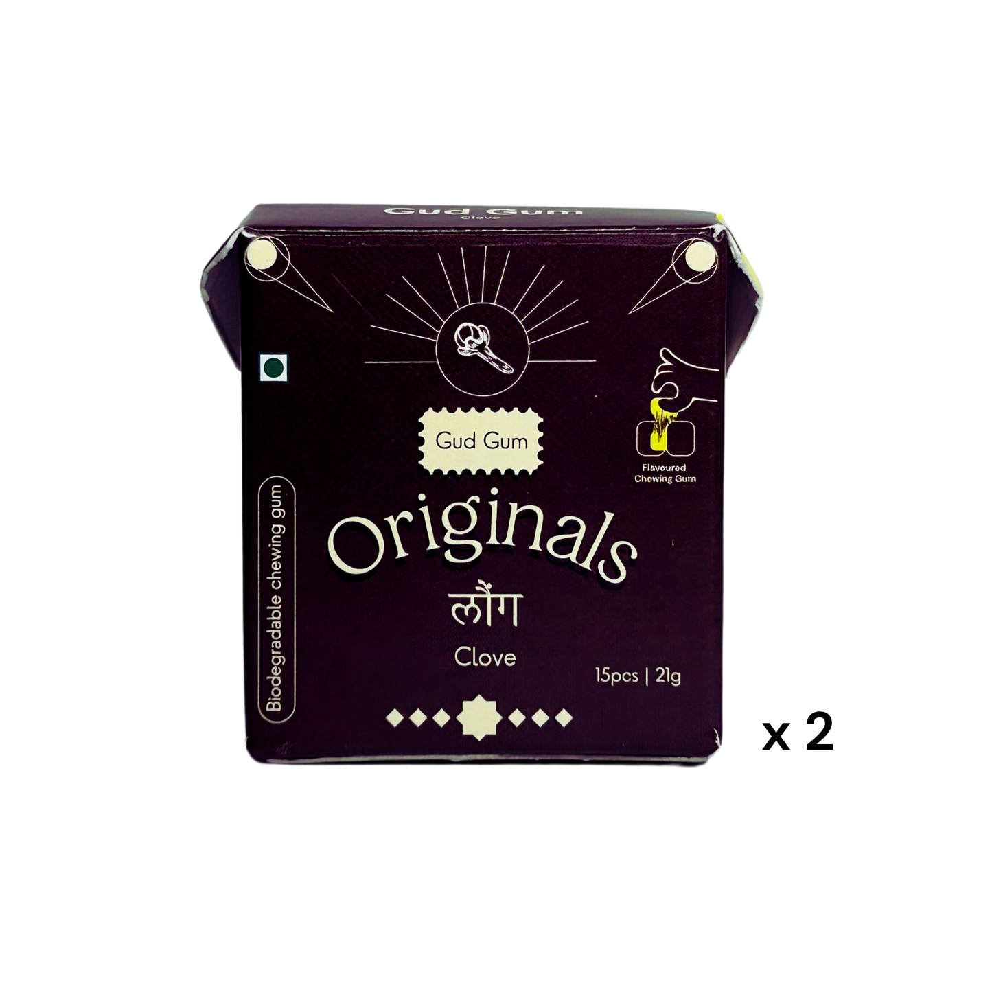 Clove Chewing Gum (Pack of 2)