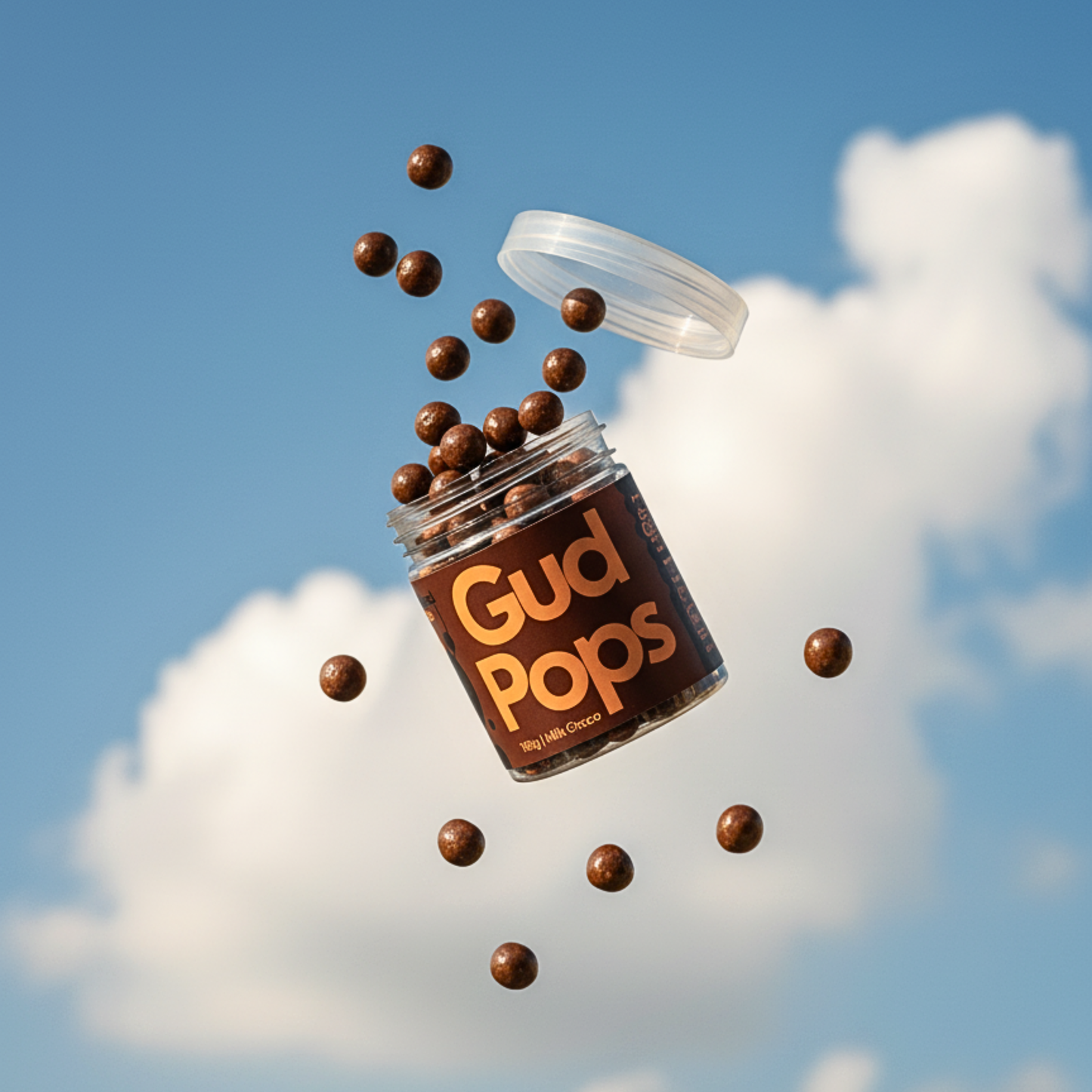 GUD POPS – Chocolate Coated Roasted Channa | High Protein | Guilt-Free Healthy Snack | Plant-Based | Crunchy Chocolate Treat