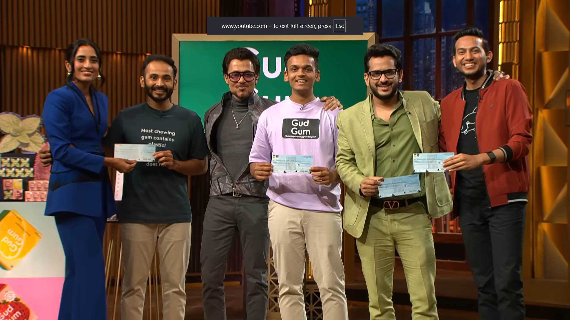 Load video: Gud Gum on Shark Tank India