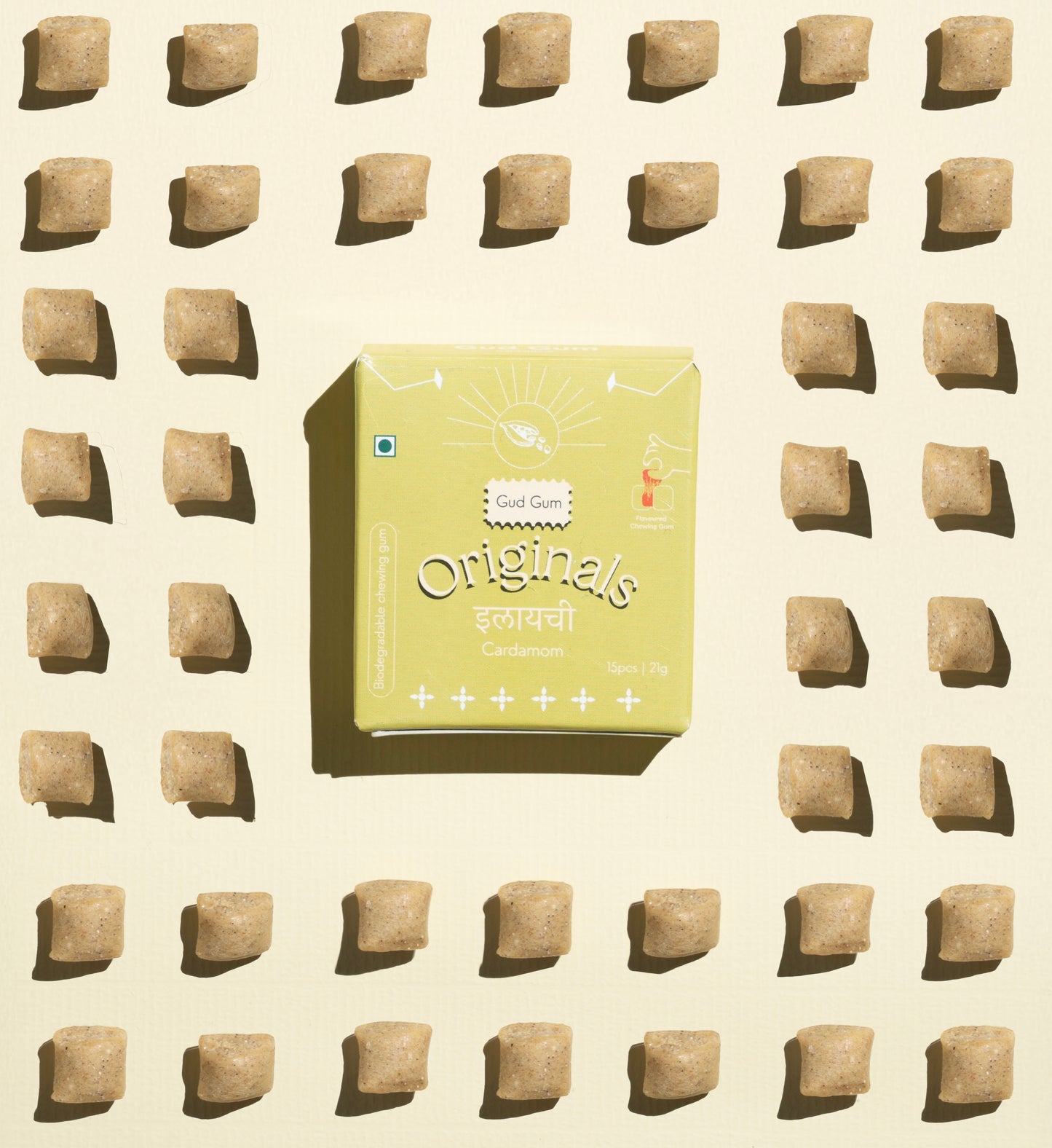 Cardamom Chewing Gum (Pack of 2)