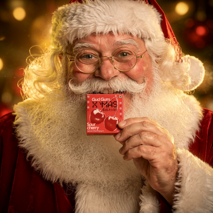 Gud Gum Sour Cherry – Christmas Edition | Drop 001 | Only 80 Packs Made
