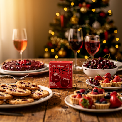 Gud Gum Sour Cherry – Christmas Edition | Drop 001 | Only 80 Packs Made