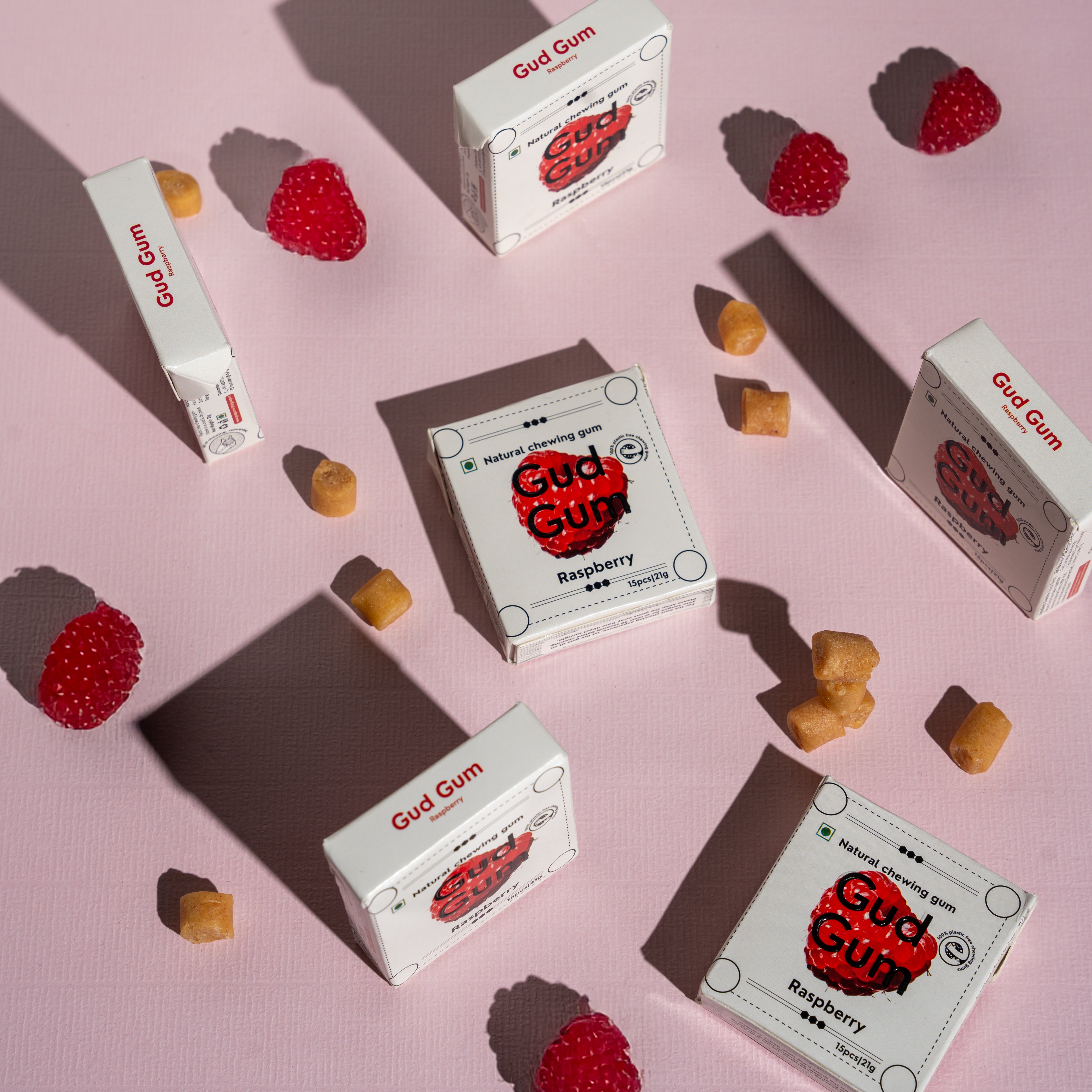 True Gum Raspberry All – Gud Gum | Planet-Friendly Chewing Gum