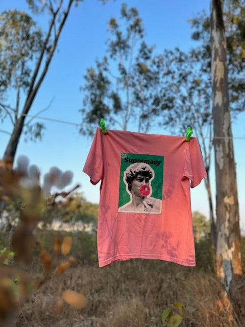 Pink Oversized T-shirt | Gud things are meant to be shared!