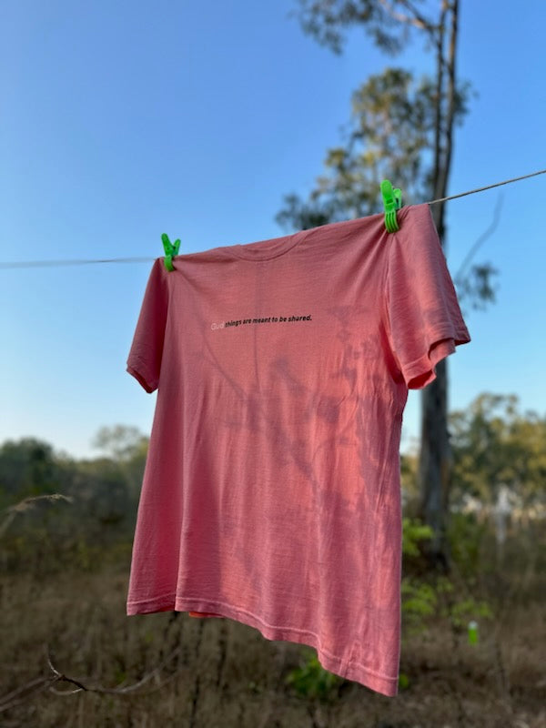 Pink Oversized T-shirt | Gud things are meant to be shared!